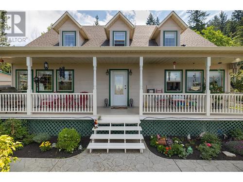5582 Hartnell Road, Vernon, BC - Outdoor With Deck Patio Veranda With Facade