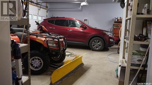 201 Lakeview Drive, Crystal Lake, SK - Indoor Photo Showing Garage