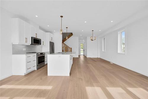 27 Kingfisher Drive, Hamilton, ON - Indoor Photo Showing Kitchen With Upgraded Kitchen