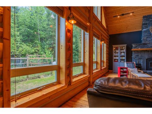 2692 Storbo Heights Road, Slocan Park, BC - Indoor Photo Showing Other Room With Fireplace