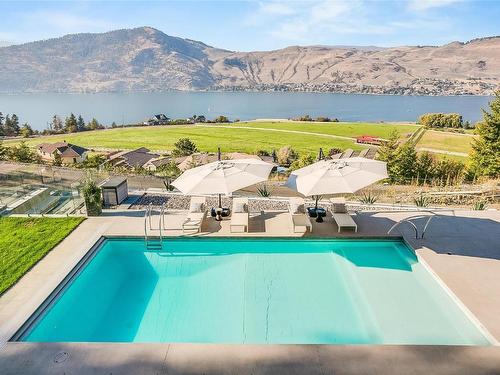 112 Sunset Boulevard, Vernon, BC - Outdoor With In Ground Pool With View