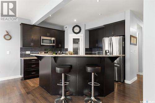 3705 Green Moss Lane, Regina, SK - Indoor Photo Showing Kitchen With Upgraded Kitchen
