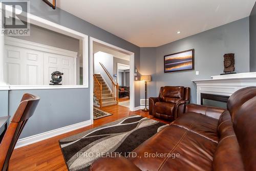 1896 Birchview Drive, Oshawa, ON - Indoor Photo Showing Living Room With Fireplace