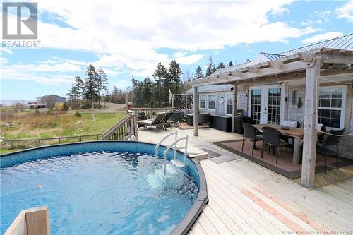 11 Cook Road, Grand Manan, NB - Outdoor With Above Ground Pool
