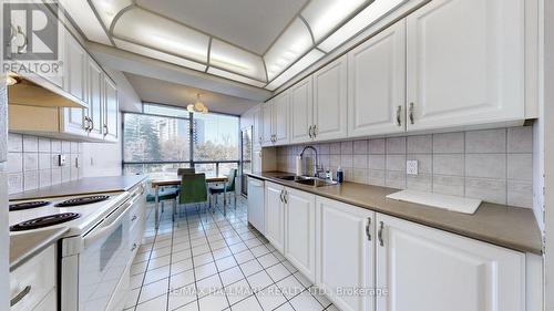 206 - 1121 Steeles Avenue W, Toronto, ON - Indoor Photo Showing Kitchen With Double Sink
