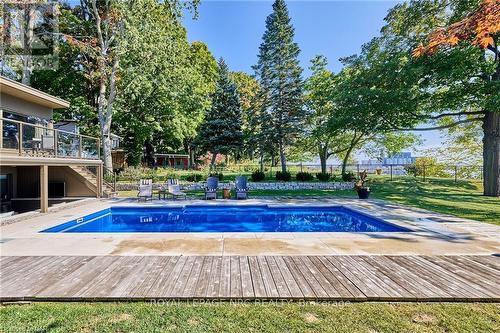 53 Tennessee Avenue, Port Colborne, ON - Outdoor With In Ground Pool With Deck Patio Veranda