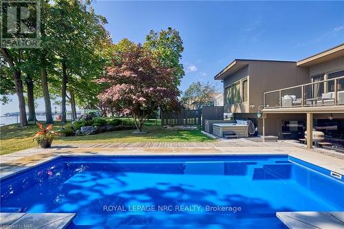 53 Tennessee Avenue, Port Colborne, ON - Outdoor With In Ground Pool With Deck Patio Veranda With Backyard