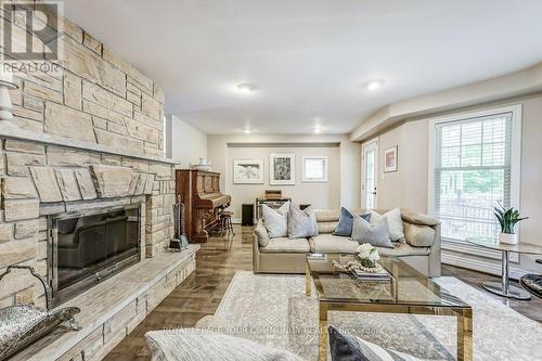 8 Maple Lane, Markham, ON - Indoor Photo Showing Living Room With Fireplace