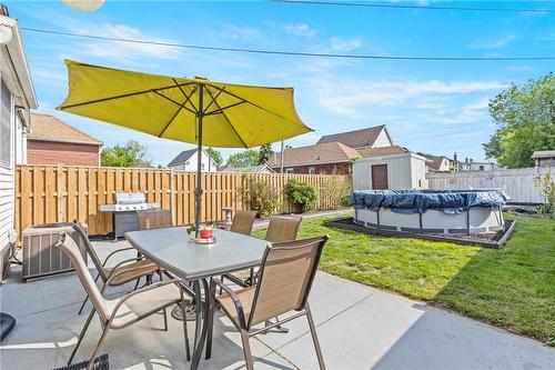 1234 Cannon Street E, Hamilton, ON - Outdoor With Above Ground Pool With Deck Patio Veranda