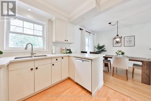 607 Lorne Street, Burlington, ON - Indoor Photo Showing Kitchen With Double Sink