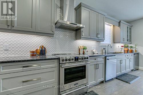 255 Crestview Drive, Middlesex Centre, ON - Indoor Photo Showing Kitchen With Upgraded Kitchen
