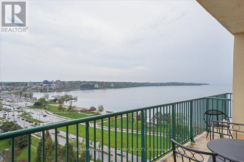 1703 - 75 Ellen Street, Barrie, ON - Outdoor With Body Of Water With Balcony With View