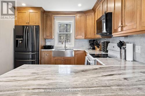 1111 Whitehead Farm Road, Gravenhurst, ON - Indoor Photo Showing Kitchen With Double Sink