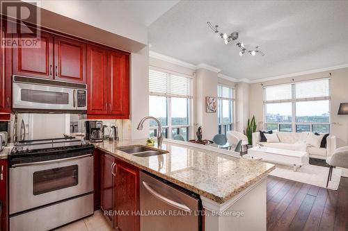 1201 - 2087 Lake Shore Boulevard W, Toronto, ON - Indoor Photo Showing Kitchen With Double Sink