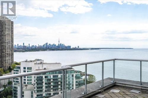 1201 - 2087 Lake Shore Boulevard W, Toronto, ON - Outdoor With Body Of Water With Balcony With View