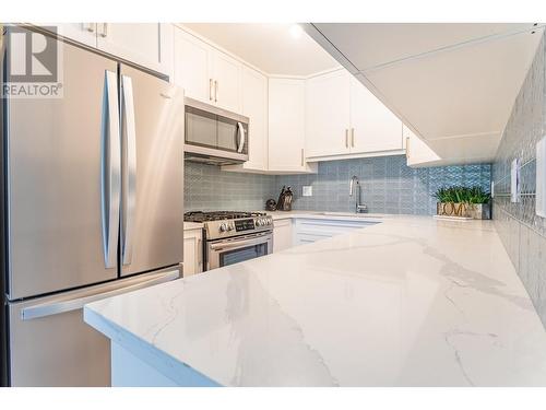 3155 Gordon Drive Unit# 202, Kelowna, BC - Indoor Photo Showing Kitchen With Stainless Steel Kitchen