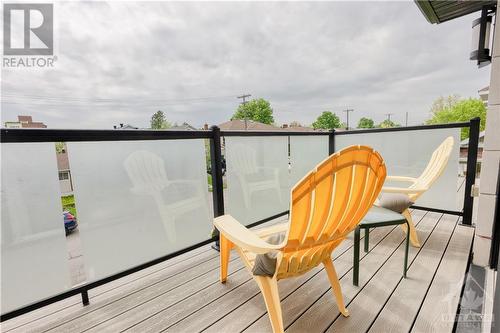 Enjoy morning coffee or evening cocktail. Perfect spot to do some reading! - 577 Foxview Place, Ottawa, ON - Outdoor With Balcony