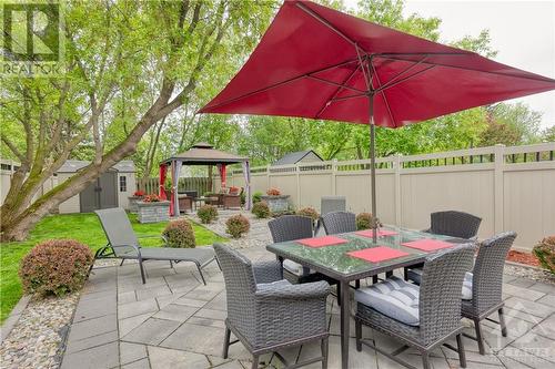 Professionally landscaped backyard oasis! - 577 Foxview Place, Ottawa, ON - Outdoor With Deck Patio Veranda