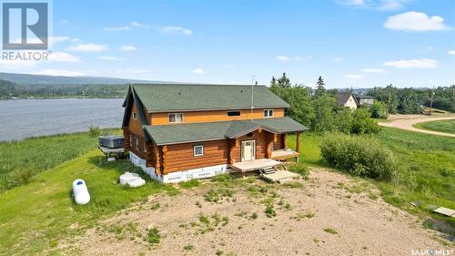 Scenic Martins Lake Waterfront Log Home, Leask Rm No. 464, SK - Outdoor With Body Of Water