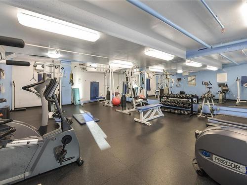 508-21 Dallas Rd, Victoria, BC - Indoor Photo Showing Gym Room