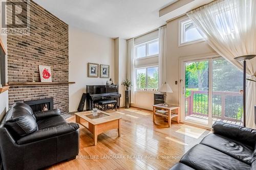 57 - 4165 Fieldgate Drive, Mississauga, ON - Indoor Photo Showing Living Room With Fireplace