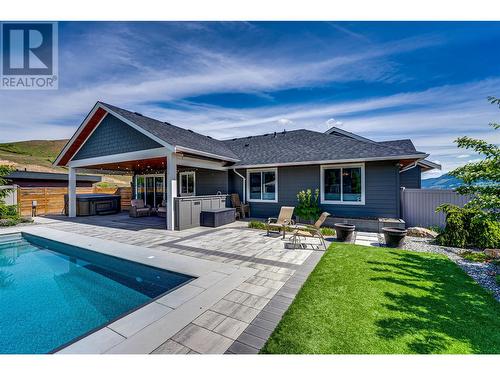 581 Mt. Ida Crescent, Coldstream, BC - Outdoor With In Ground Pool With Deck Patio Veranda