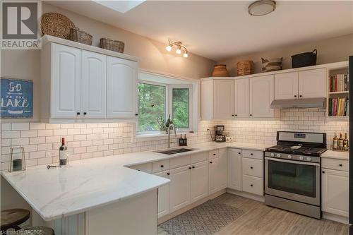 19 Dorena Crescent, South Bruce Peninsula, ON - Indoor Photo Showing Kitchen With Double Sink