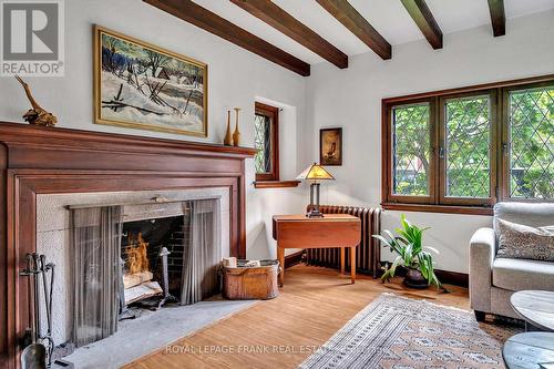82 Dublin Street, Peterborough, ON - Indoor With Fireplace