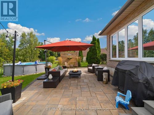 4174 Forestwood Drive, Severn, ON - Outdoor With Above Ground Pool With Deck Patio Veranda