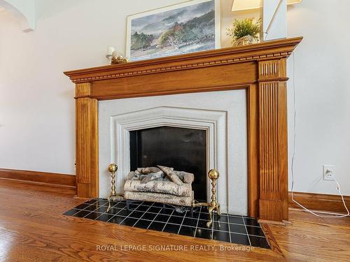 76 Cannon Rd, Toronto, ON - Indoor With Fireplace
