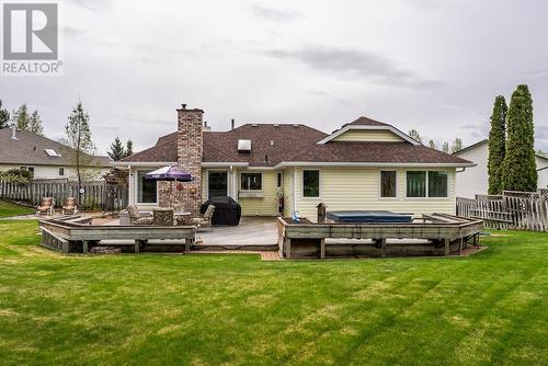 7155 St Bernadette Place, Prince George, BC - Outdoor With Deck Patio Veranda