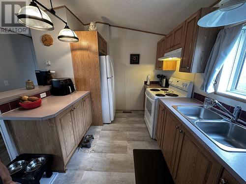 5480 Tatton Station Road, 100 Mile House, BC - Indoor Photo Showing Kitchen With Double Sink