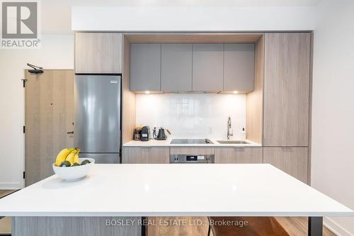 312 - 35 Tubman Avenue, Toronto, ON - Indoor Photo Showing Kitchen With Upgraded Kitchen