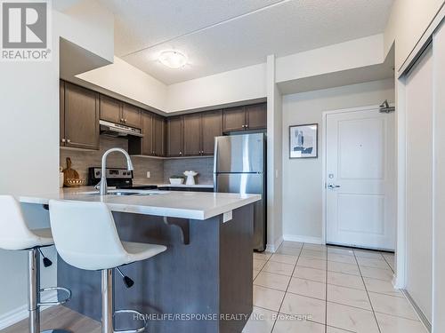 408 - 650 Sauve Street, Milton, ON - Indoor Photo Showing Kitchen With Stainless Steel Kitchen With Upgraded Kitchen