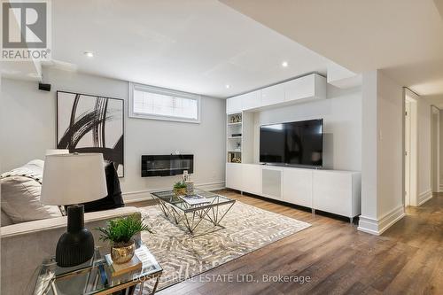 34 Meadowbank Road, Toronto, ON - Indoor Photo Showing Living Room With Fireplace