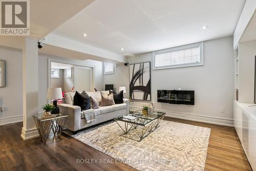 34 Meadowbank Road, Toronto, ON - Indoor Photo Showing Living Room With Fireplace
