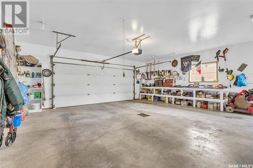 201 Dion Avenue, Cut Knife, SK - Indoor Photo Showing Garage