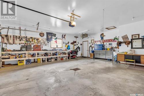201 Dion Avenue, Cut Knife, SK - Indoor Photo Showing Garage