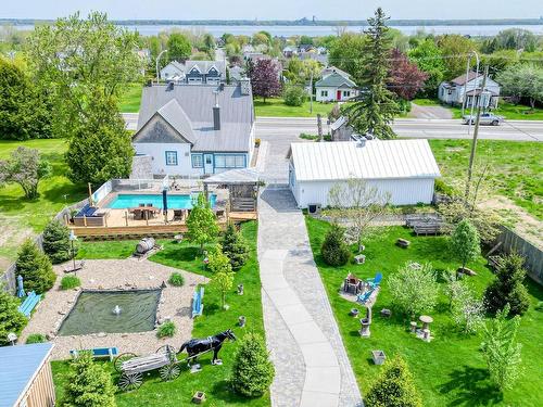 Aerial photo - 501 Rue Notre-Dame, Lavaltrie, QC - Outdoor With Body Of Water With View