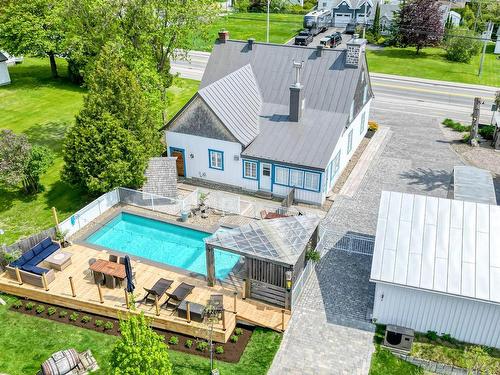 Aerial photo - 501 Rue Notre-Dame, Lavaltrie, QC - Outdoor With In Ground Pool