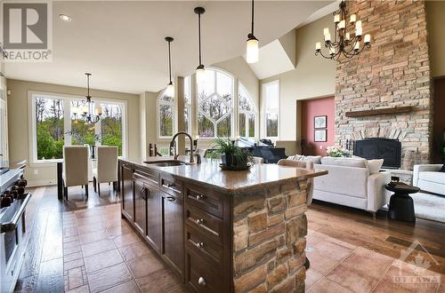 5844 Longhearth Way, Manotick, ON - Indoor With Fireplace