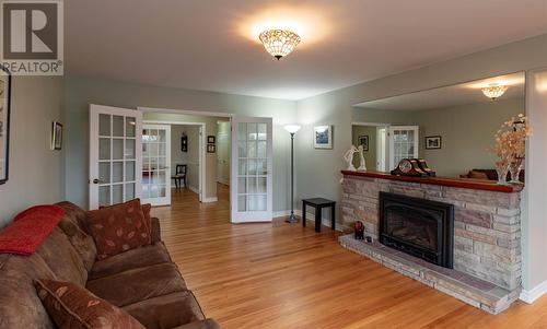 15 Simms Street, St. John'S, NL - Indoor Photo Showing Living Room With Fireplace