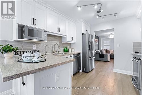 26 Ganton Heights, Brampton, ON - Indoor Photo Showing Kitchen With Stainless Steel Kitchen With Double Sink