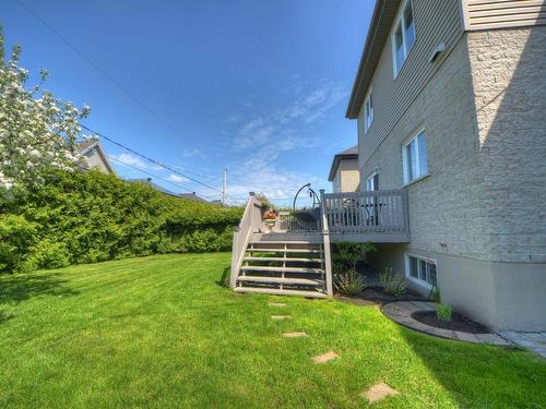 Backyard - 2460 Ch. Des Prairies, Brossard, QC - Outdoor With Deck Patio Veranda