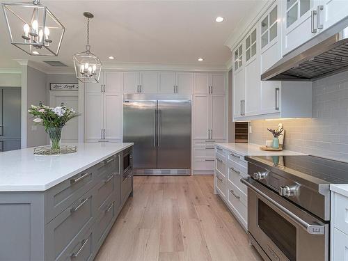 686 Wain Rd, North Saanich, BC - Indoor Photo Showing Kitchen With Upgraded Kitchen