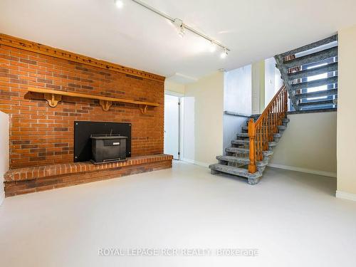 433409 4Th Line, Amaranth, ON - Indoor With Fireplace