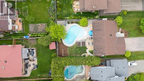 532 Jeffreybrook Drive, London, ON - Outdoor With In Ground Pool With View