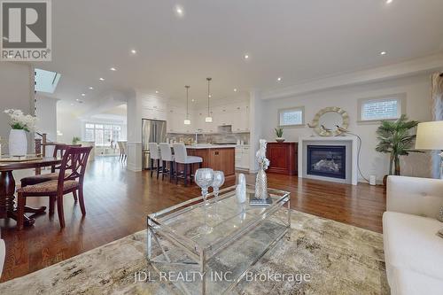 54 Granlea Road, Toronto, ON - Indoor Photo Showing Living Room With Fireplace