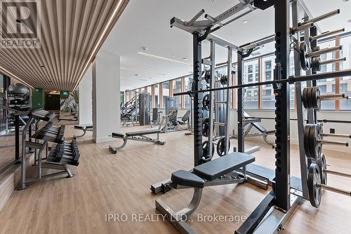 1607 - 7950 Bathurst Street, Vaughan, ON - Indoor Photo Showing Gym Room