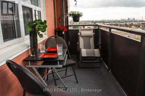 703 - 3065 Queen Frederica Drive, Mississauga, ON - Outdoor With Balcony
